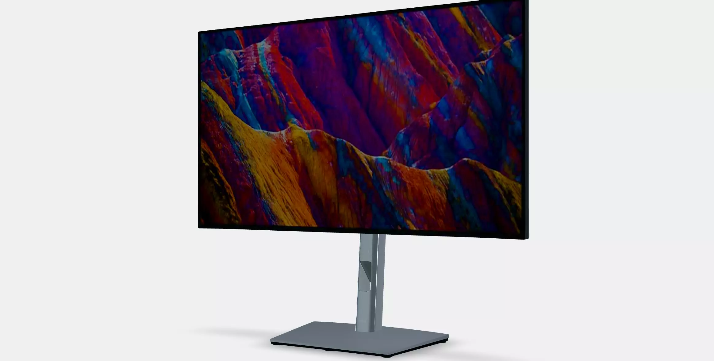 27 Dell U2723QE UltraSharp Low-poly 3D model
