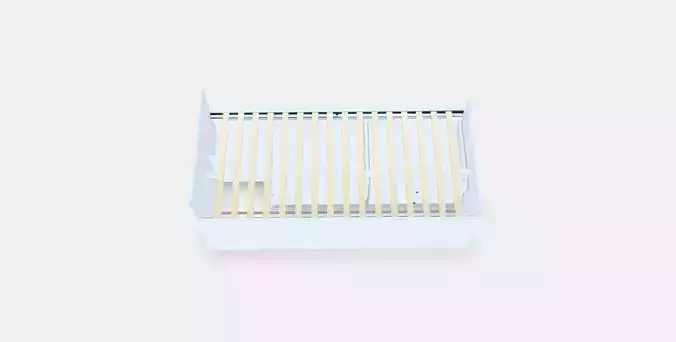 SLAKT Bed frame w-storageslatted bedbase