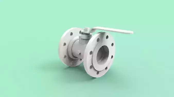 ball valve 3D print model