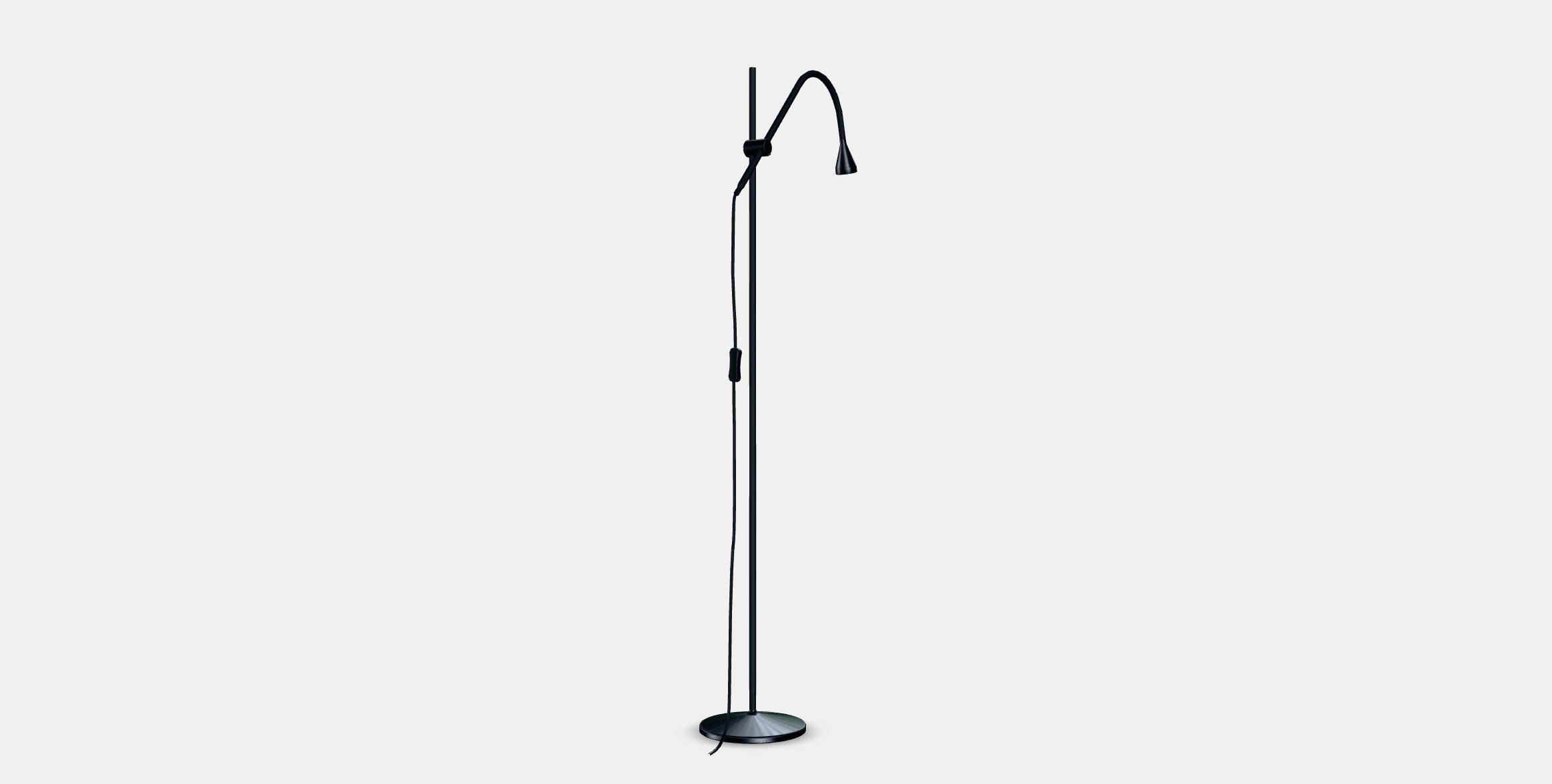 NAVLINGE LED floor-read lamp 1 Low-poly 3D model_5