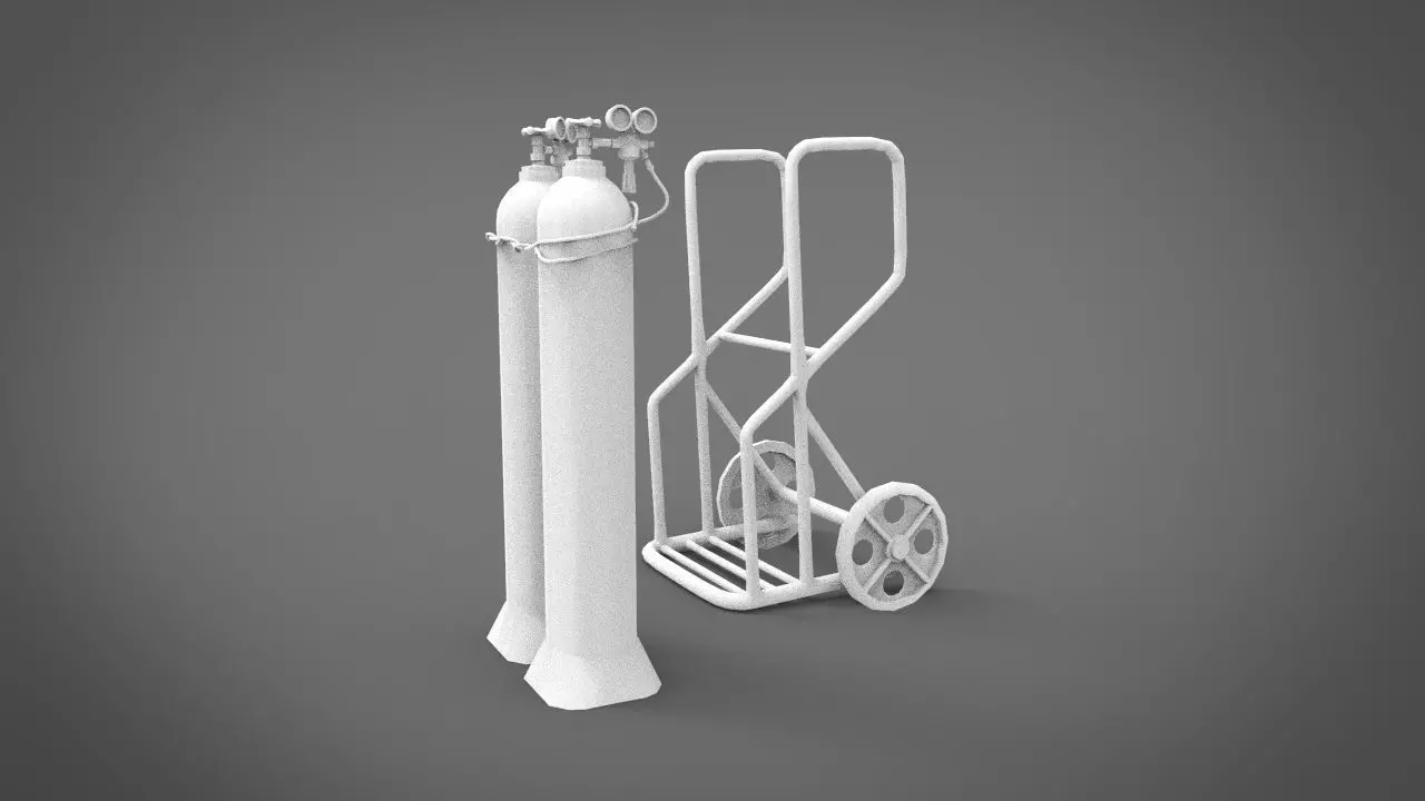 welding gas 3D print model_0