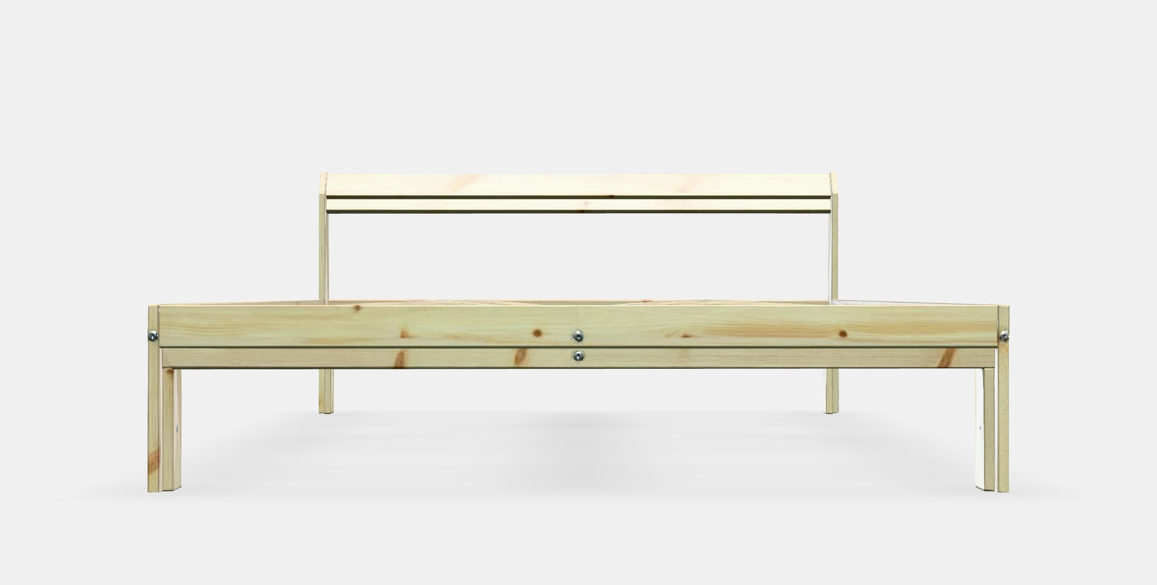 NEIDEN Bed frame 3 Low-poly 3D model_12