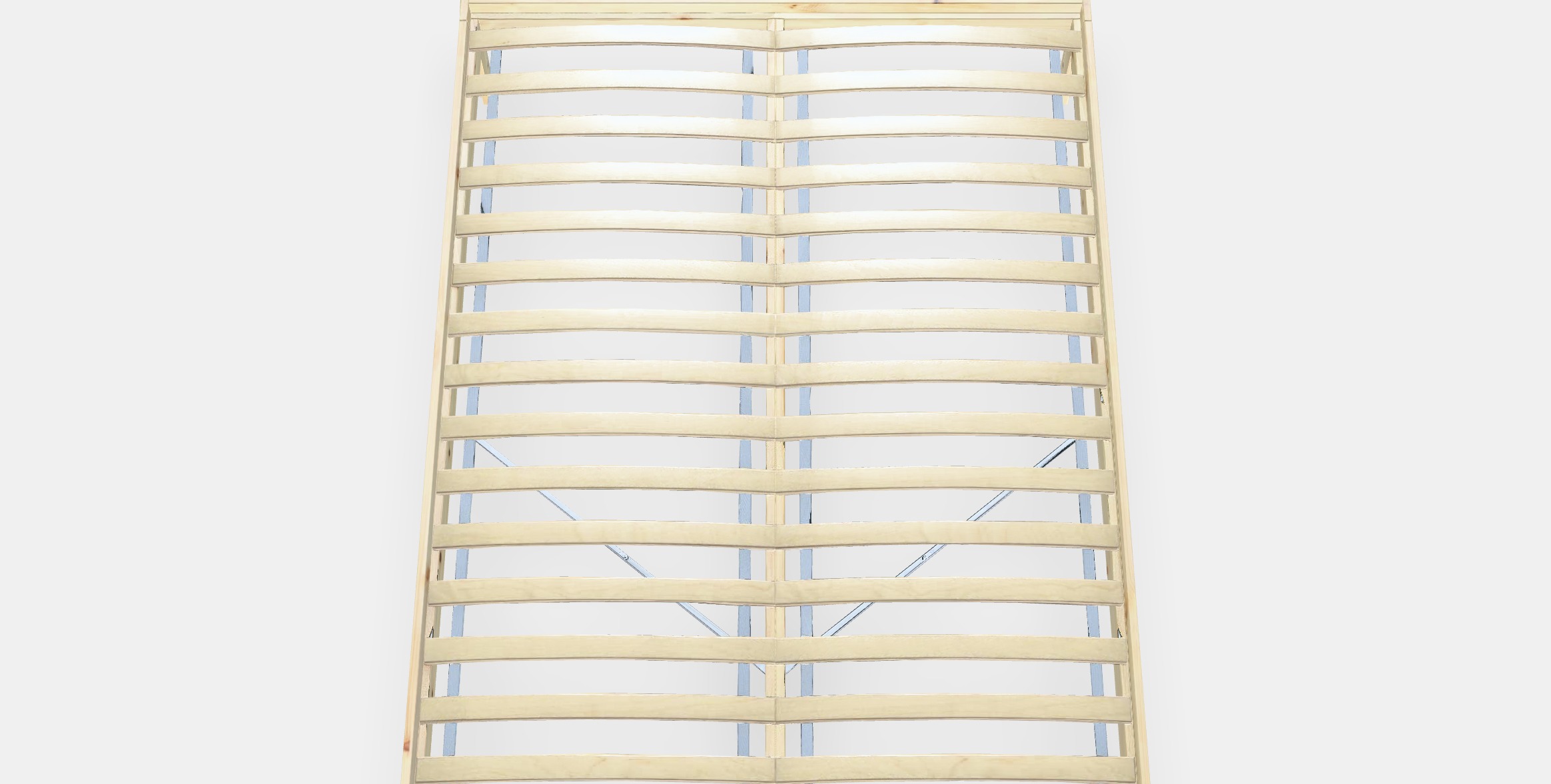 NEIDEN Bed frame 3 Low-poly 3D model_4