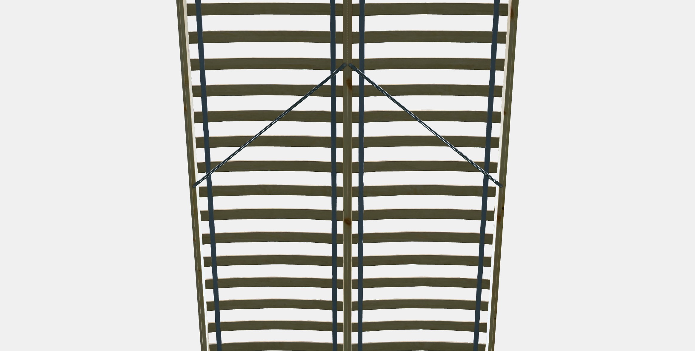 NEIDEN Bed frame 3 Low-poly 3D model_9