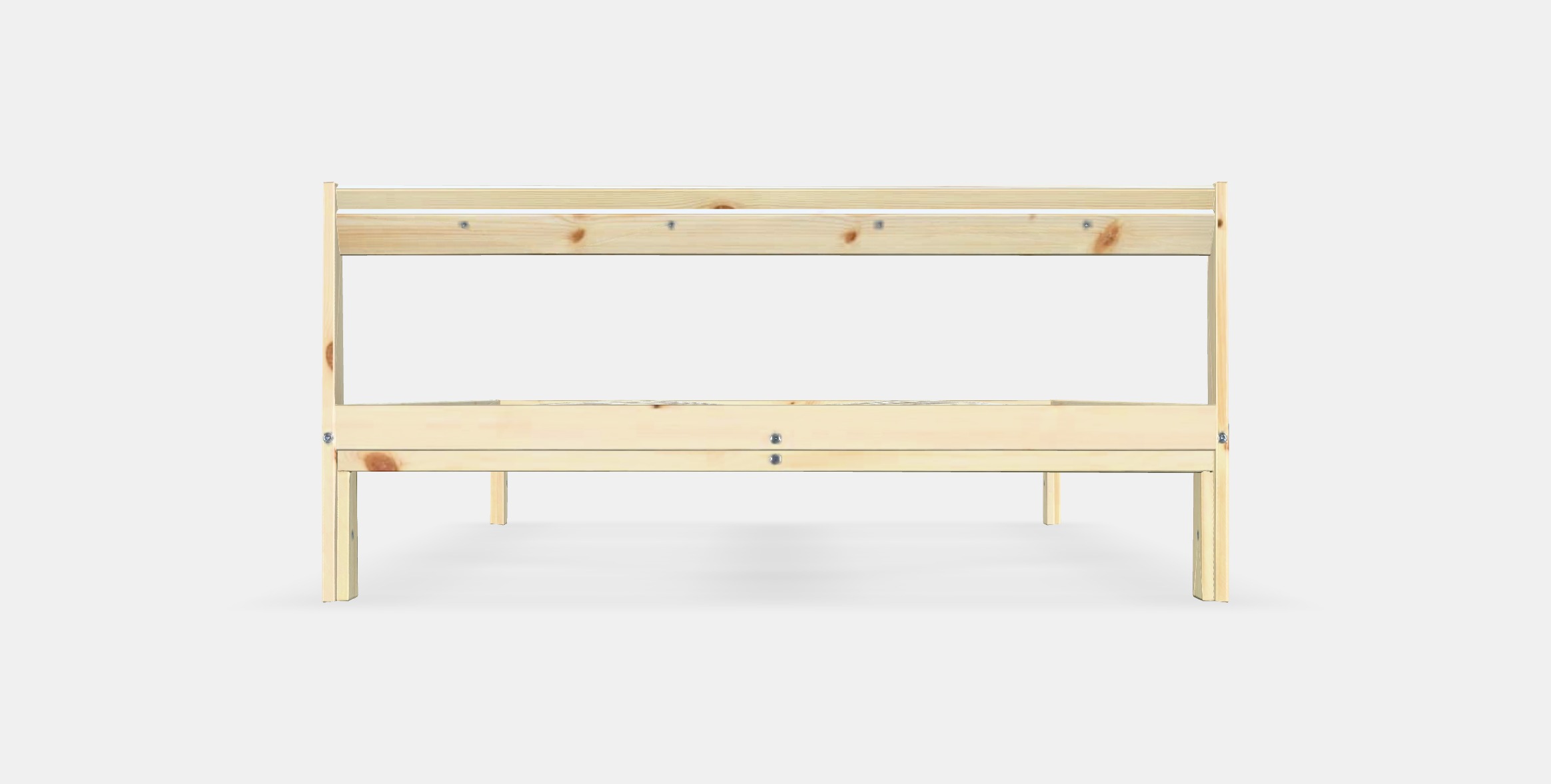 NEIDEN Bed frame 3 Low-poly 3D model_15