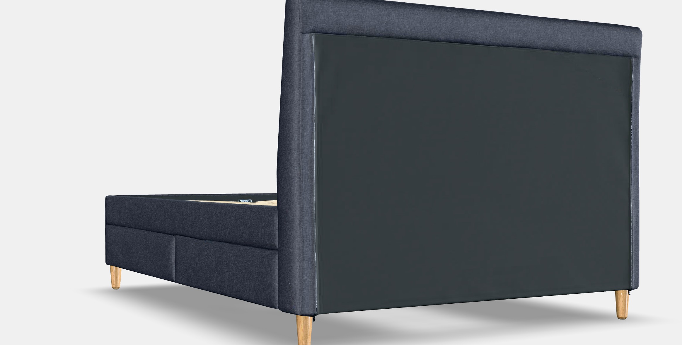 IDANAS Upholstered storage bed 1 Low-poly 3D model_4