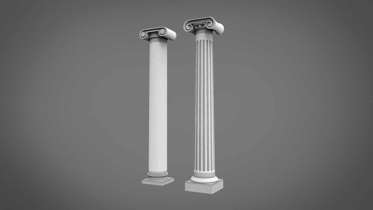 Pillar architecture 1 3D print model_4