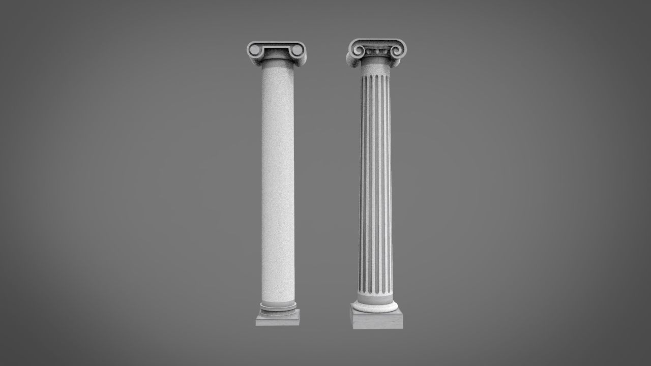 Pillar architecture 1 3D print model_5