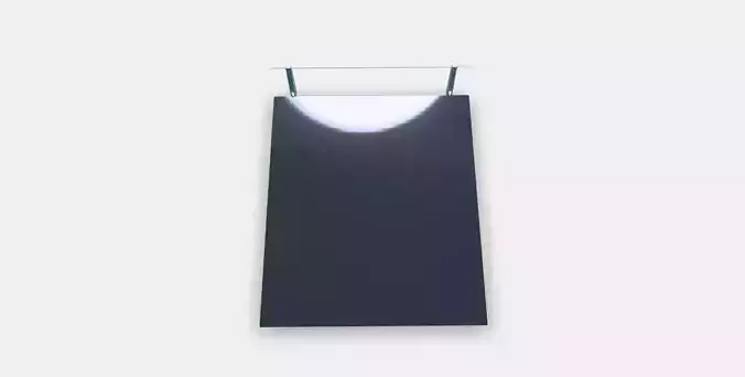 NYSJON Mirror with shelf Low-poly 3D model