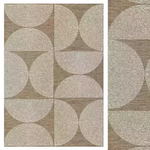 Lex beige rug by Benuta