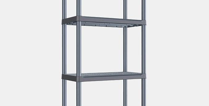 RUNMARO Shelving unit Low-poly 3D model