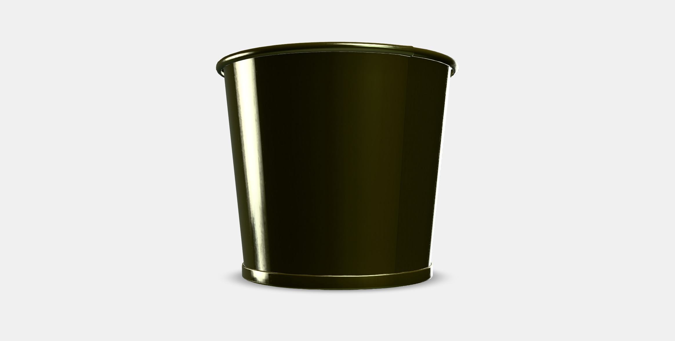 DAIDAI Plant pot 2 Low-poly 3D model_2