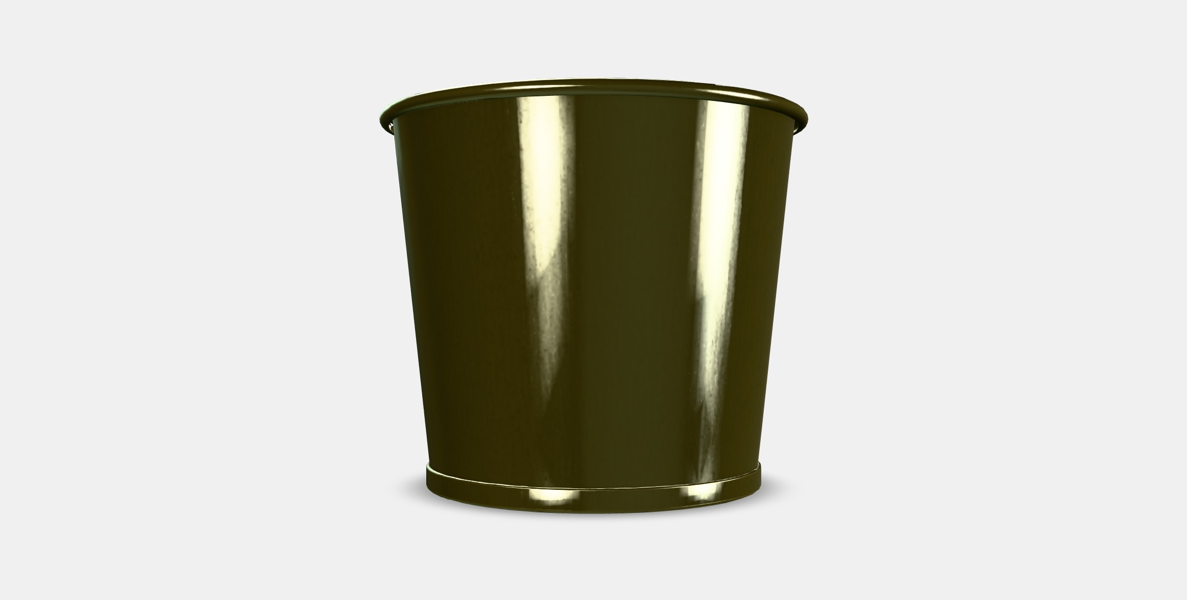 DAIDAI Plant pot 2 Low-poly 3D model_16