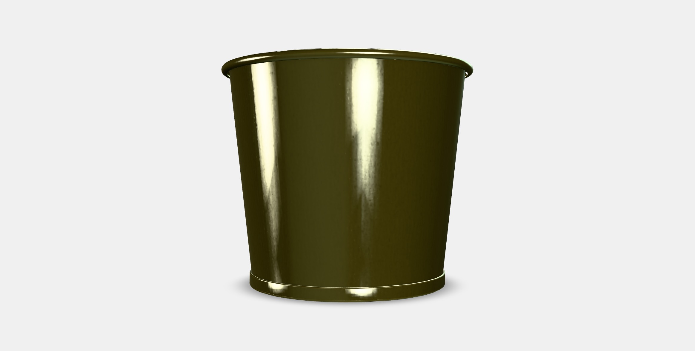 DAIDAI Plant pot 2 Low-poly 3D model_3