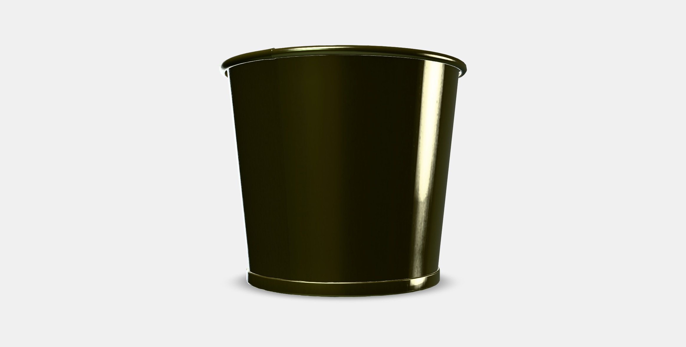DAIDAI Plant pot 2 Low-poly 3D model_12