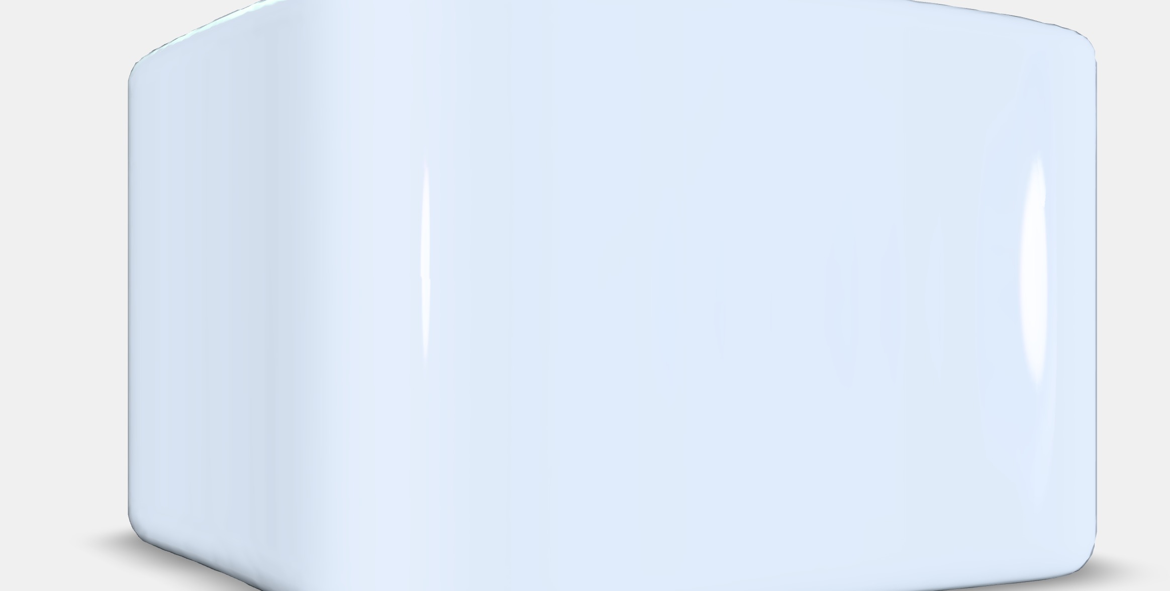 GLASIG Tealight holder Low-poly 3D model_2