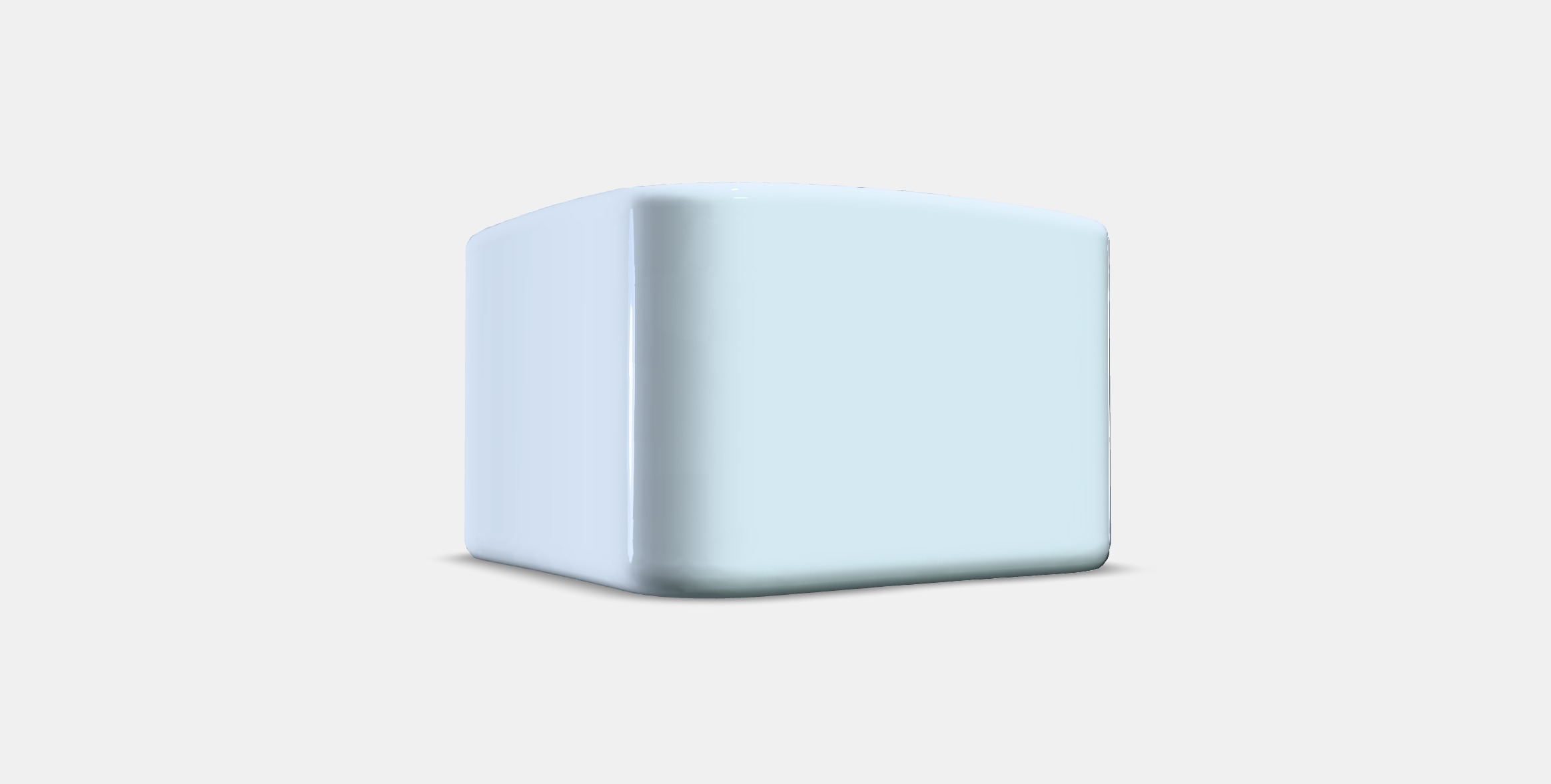GLASIG Tealight holder Low-poly 3D model_3