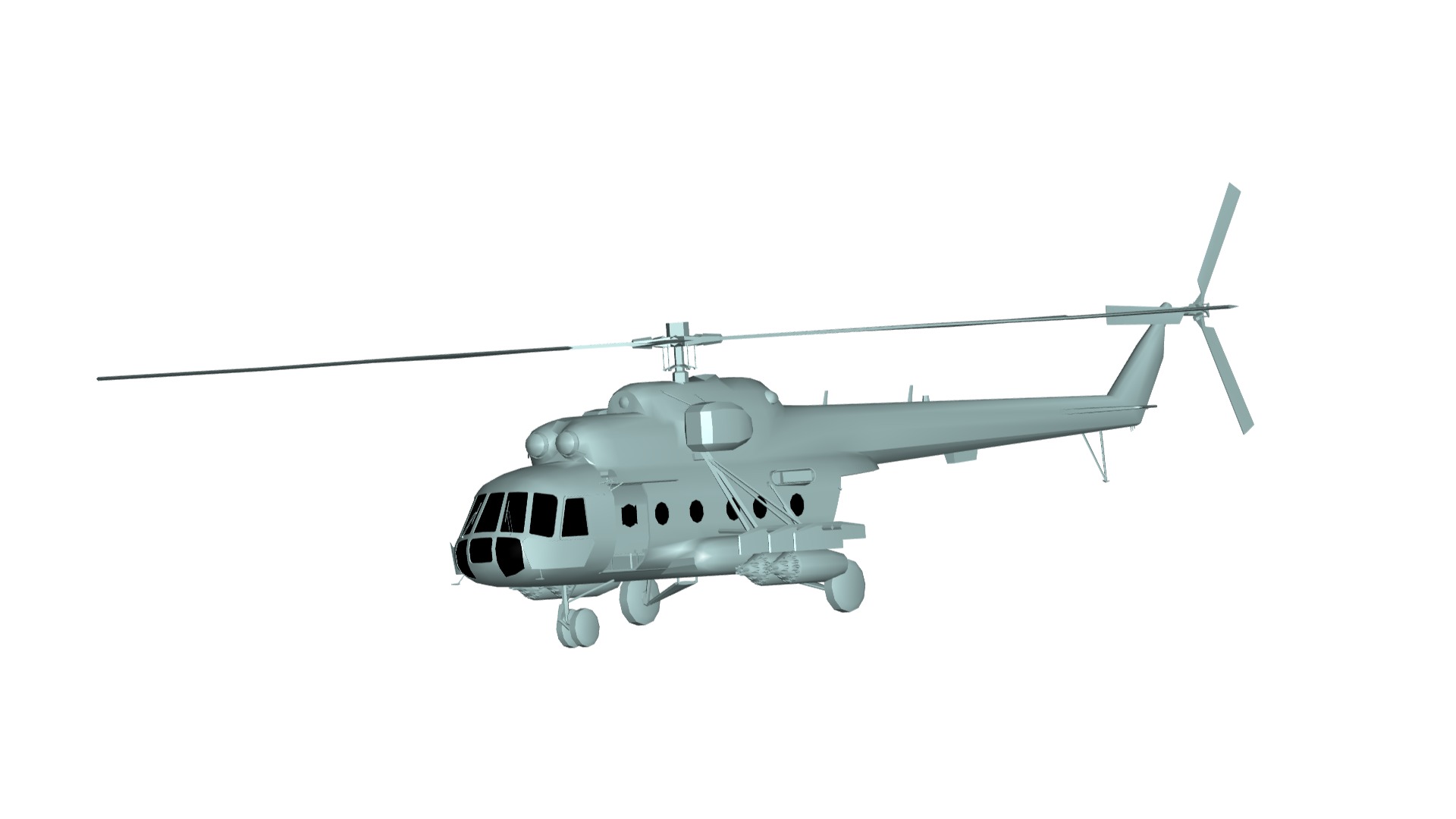 Mil Mi-17 3D model_1