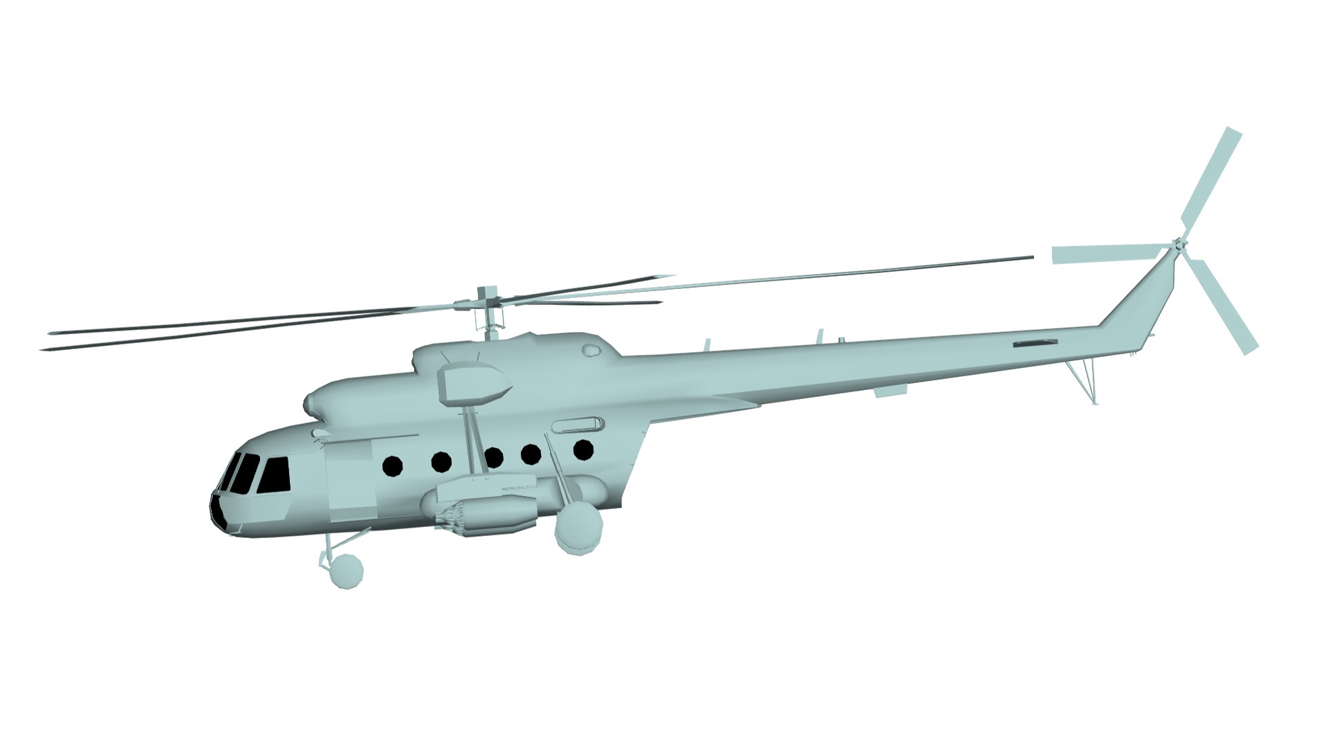 Mil Mi-17 3D model_2