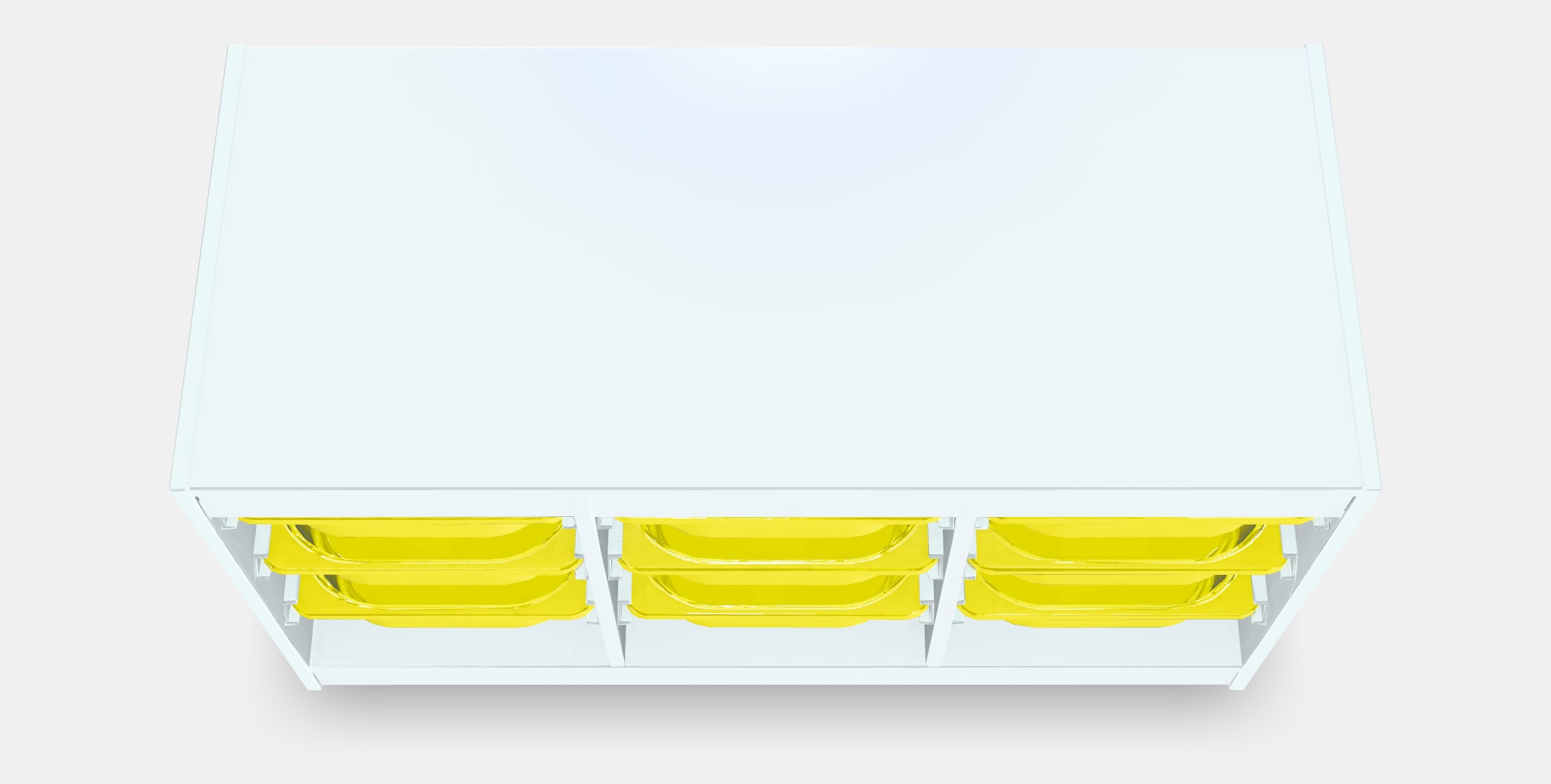 TROFAST Storage combination with boxes 12 Low-poly 3D model_2