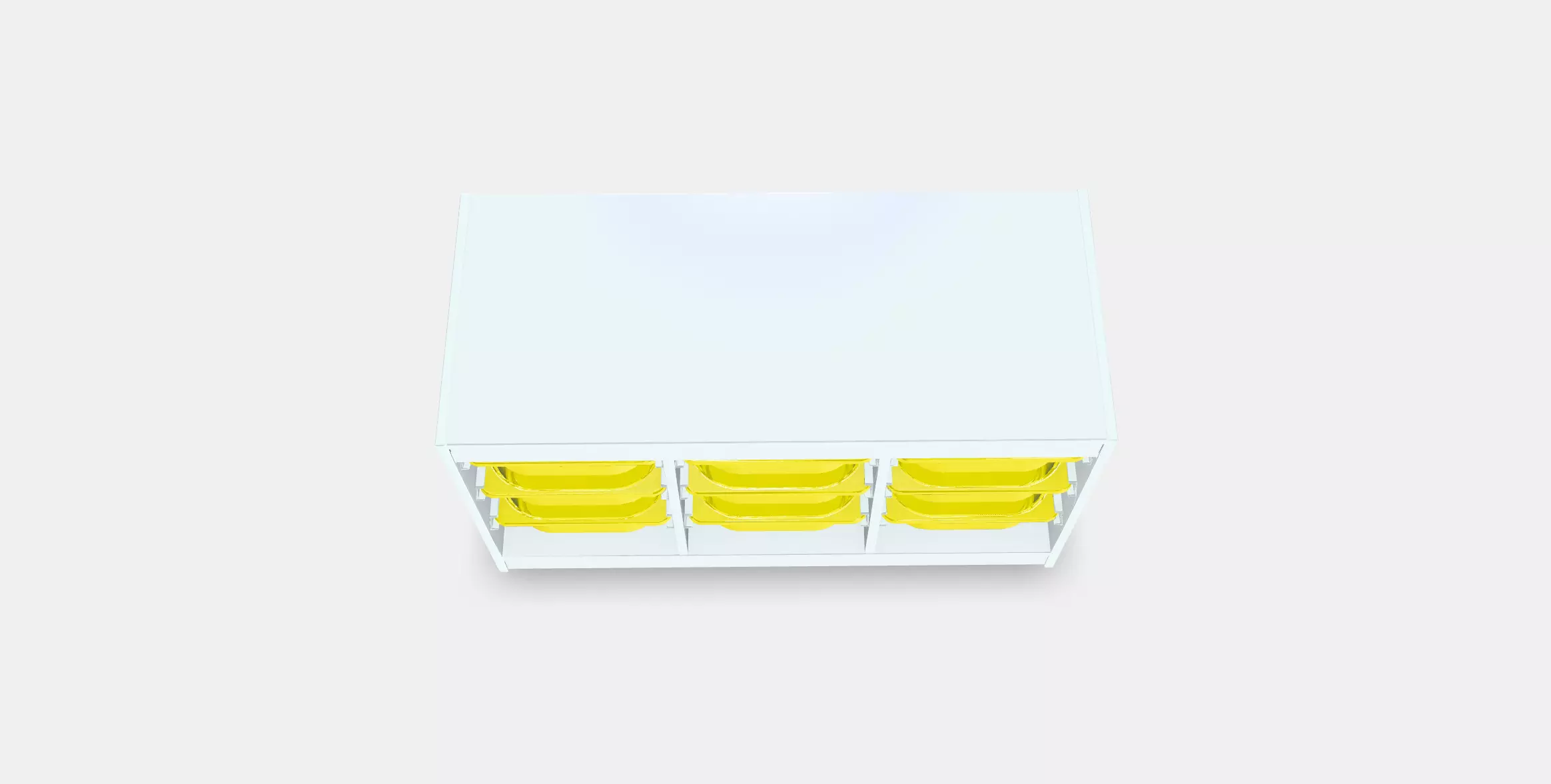 TROFAST Storage combination with boxes 12 Low-poly 3D model_0