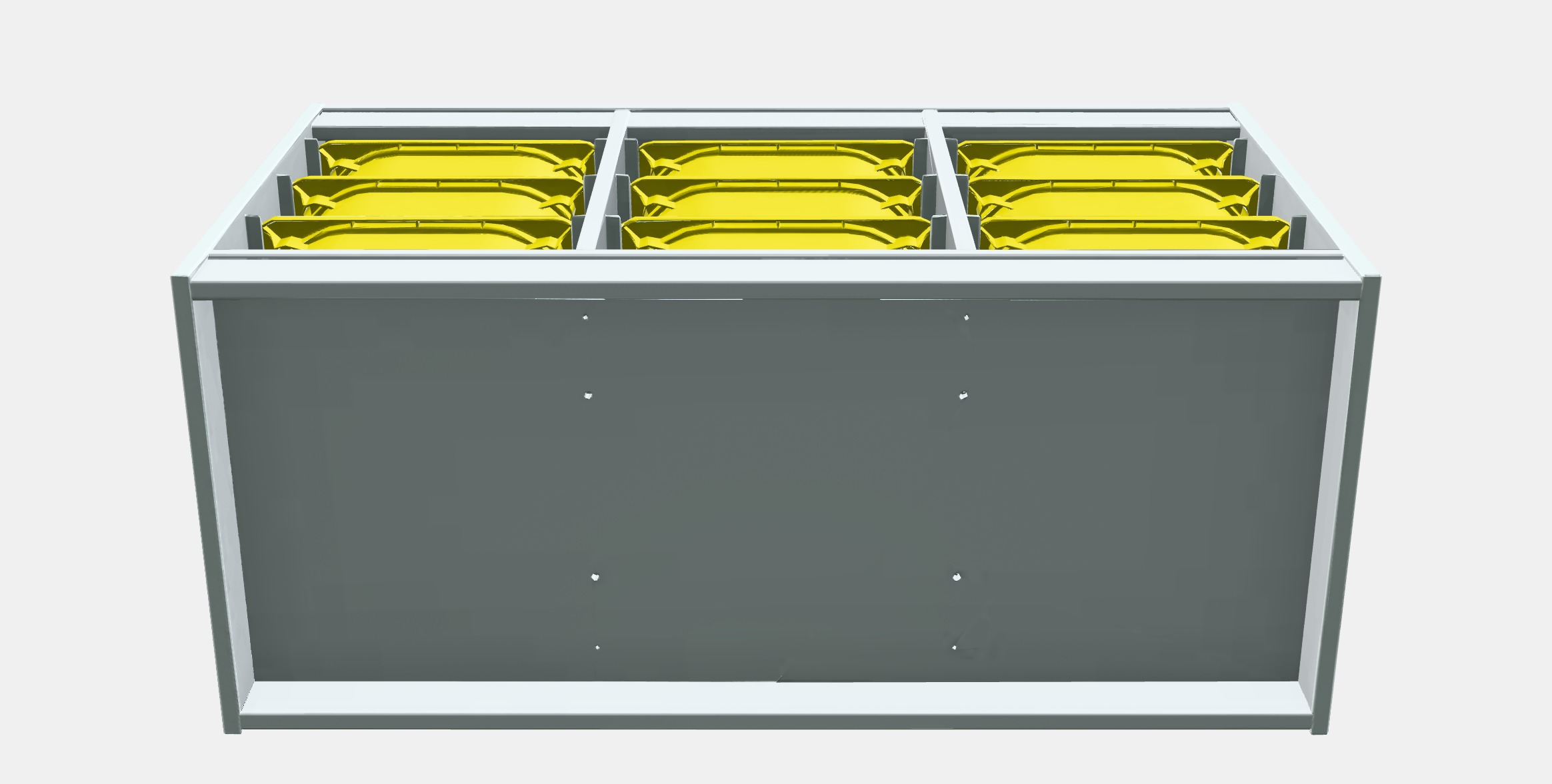 TROFAST Storage combination with boxes 12 Low-poly 3D model_8