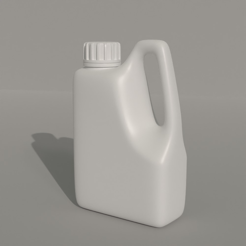 Detergent Bottle Mockup 3D model_4