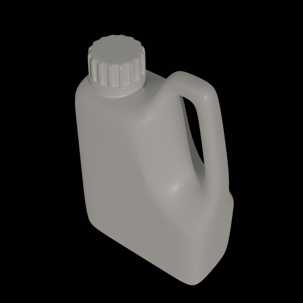 Detergent Bottle Mockup 3D model_1