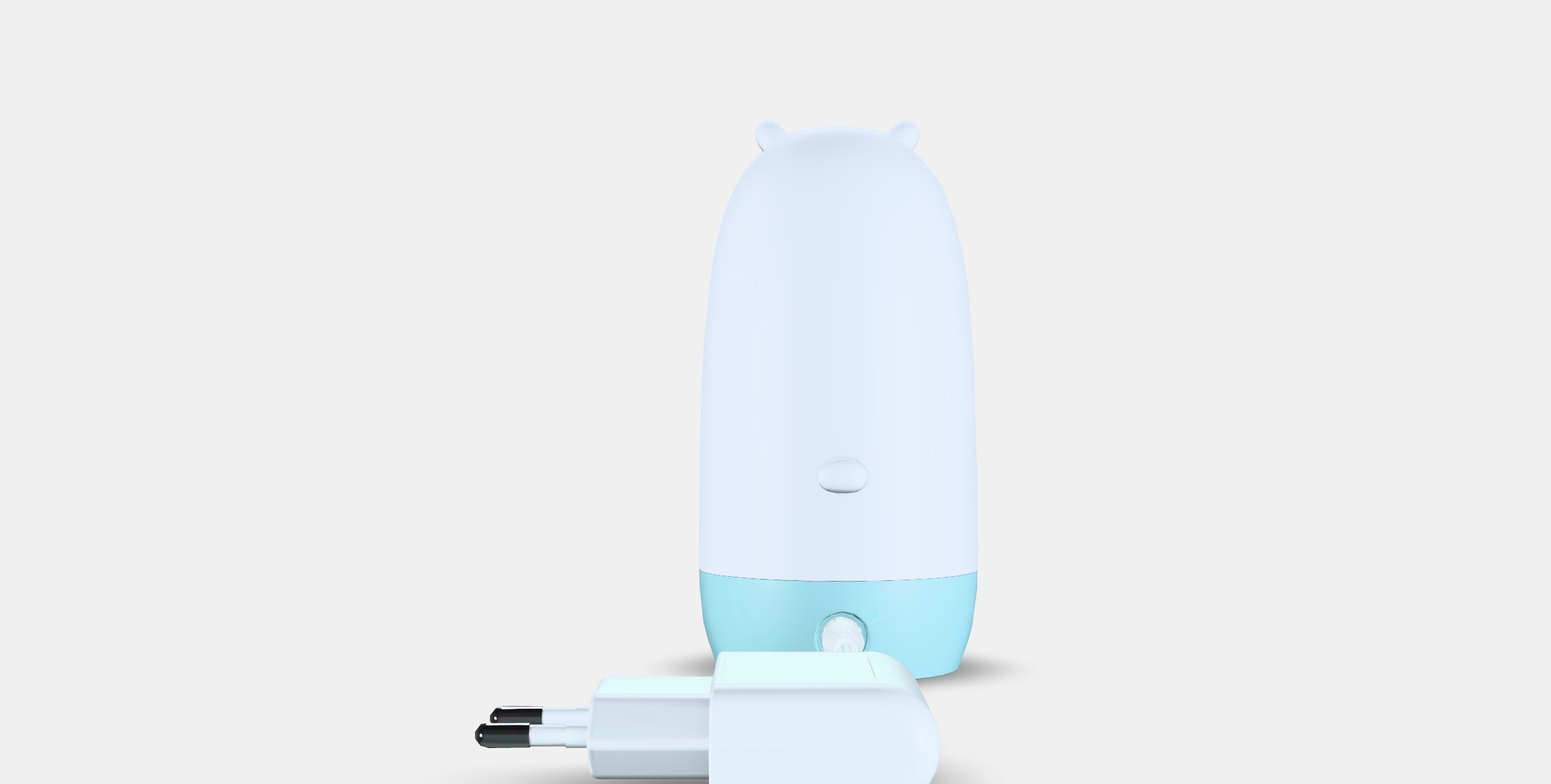 SPIKEN LED night light Low-poly 3D model_14