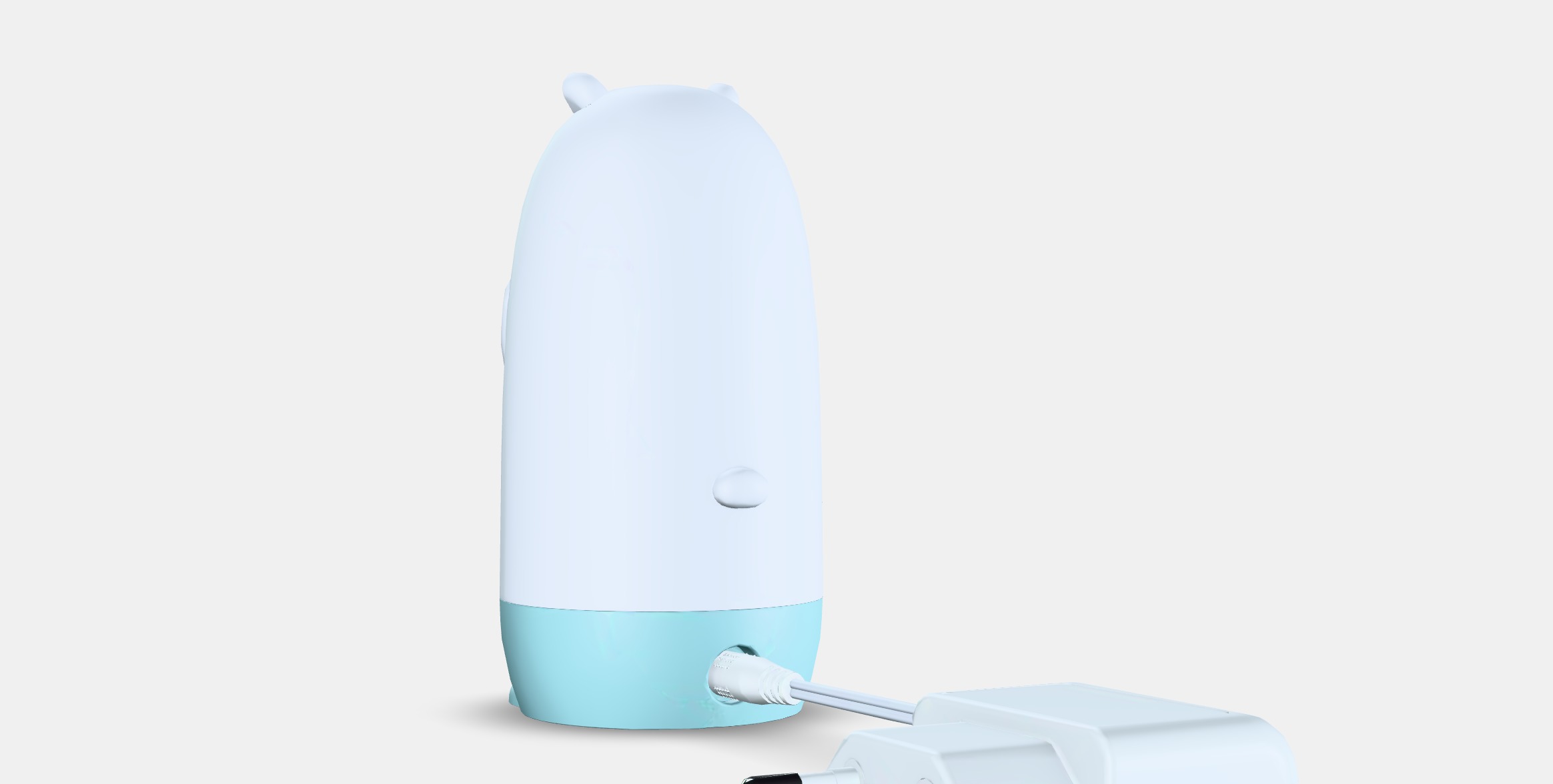 SPIKEN LED night light Low-poly 3D model_2