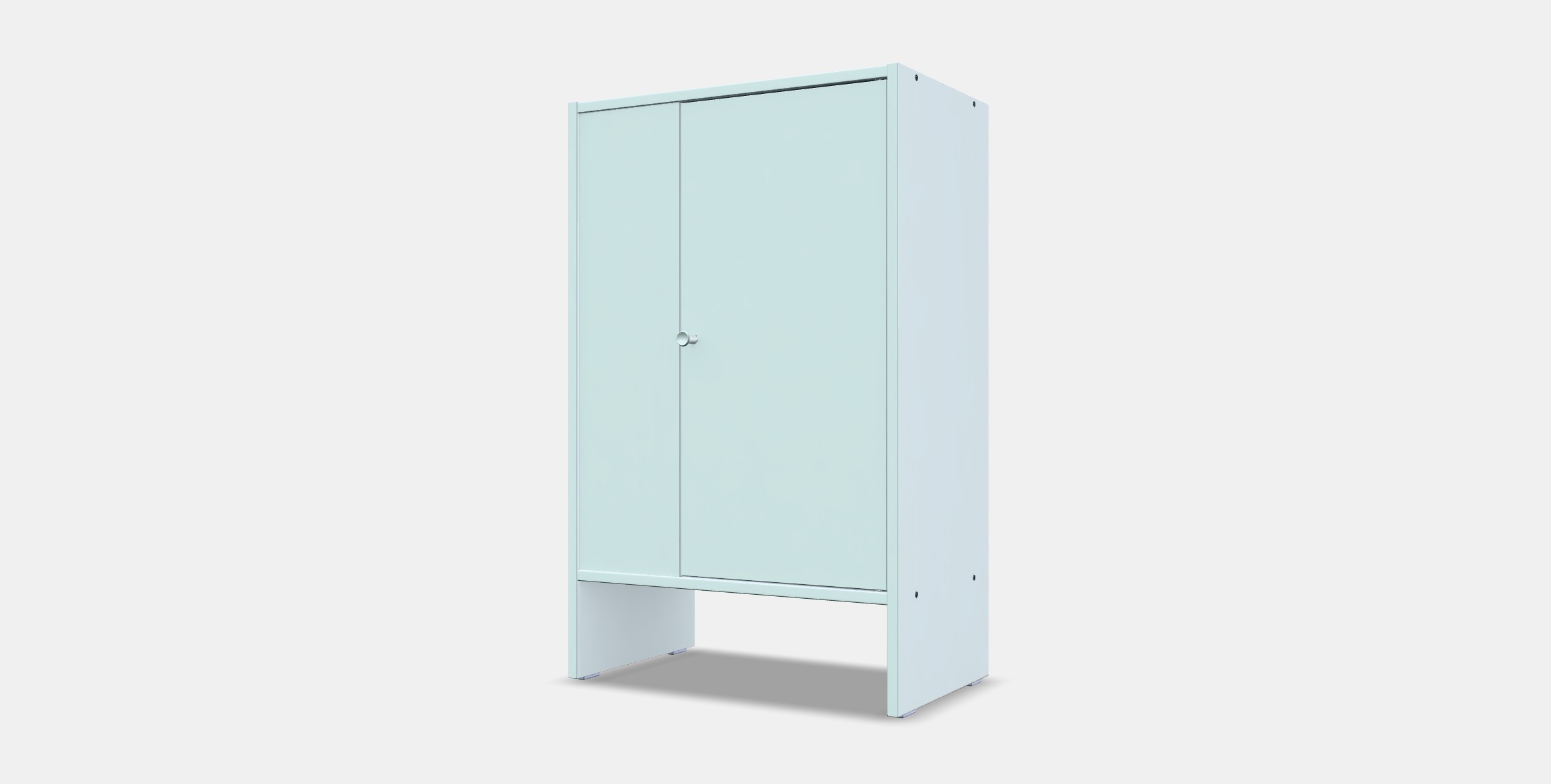 BAGGEBO Cupboard with doors Low-poly 3D model_12