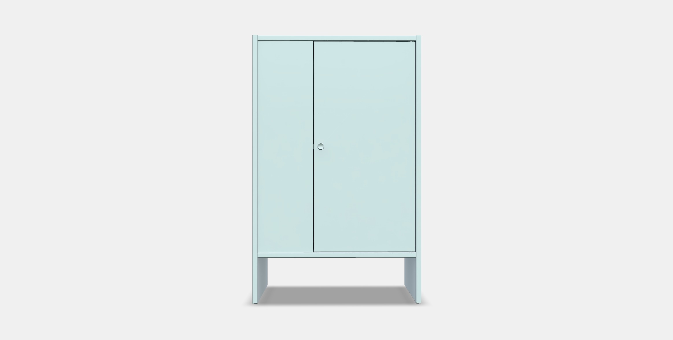 BAGGEBO Cupboard with doors Low-poly 3D model_10