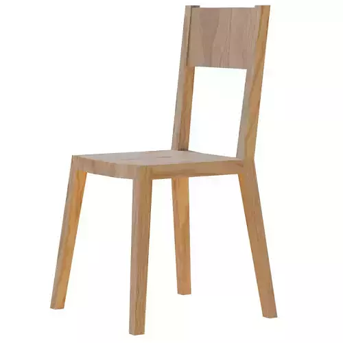 simpel wooden chair