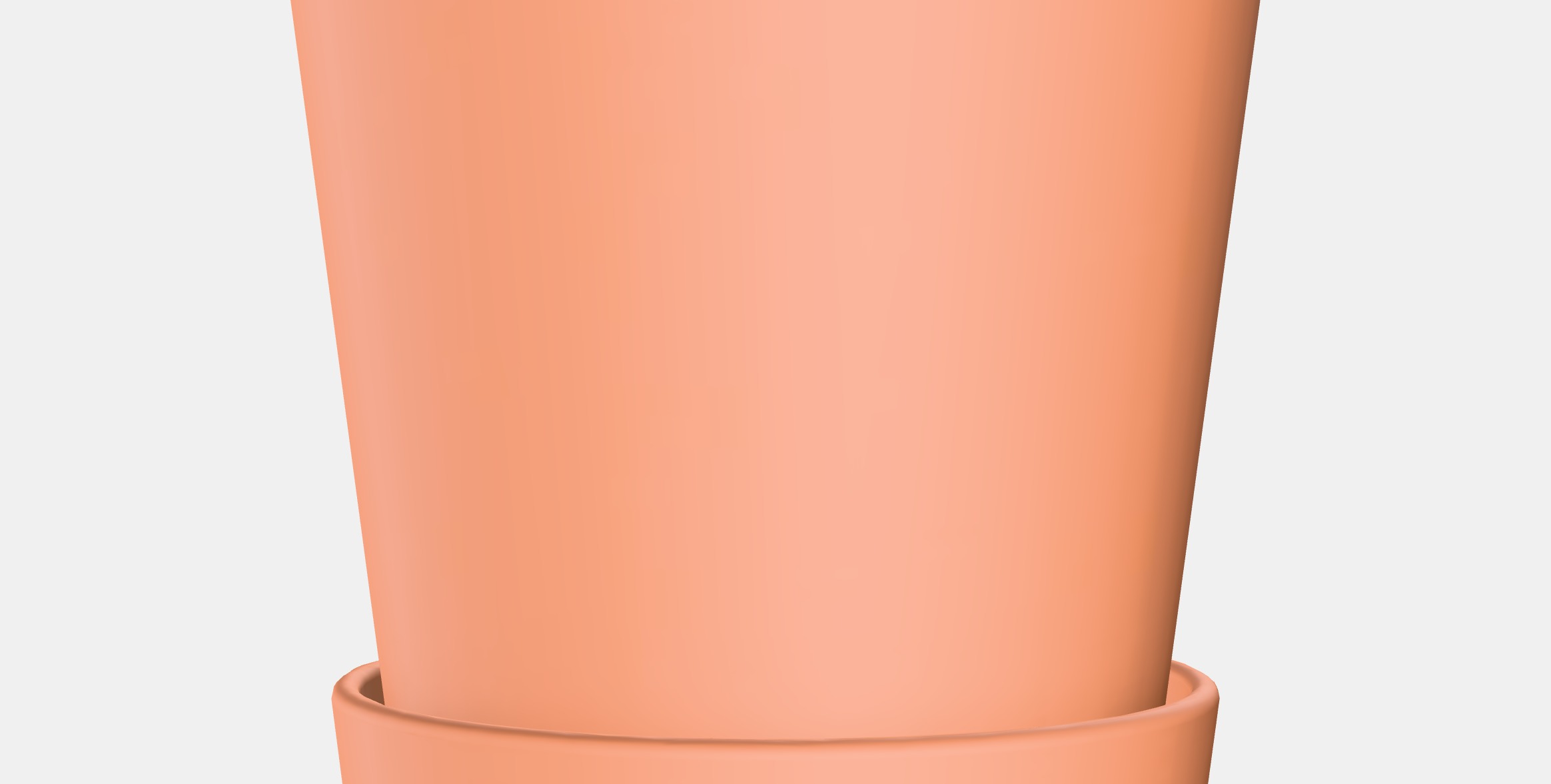 BRUNBAR Flower pot with bowl Low-poly 3D model_6