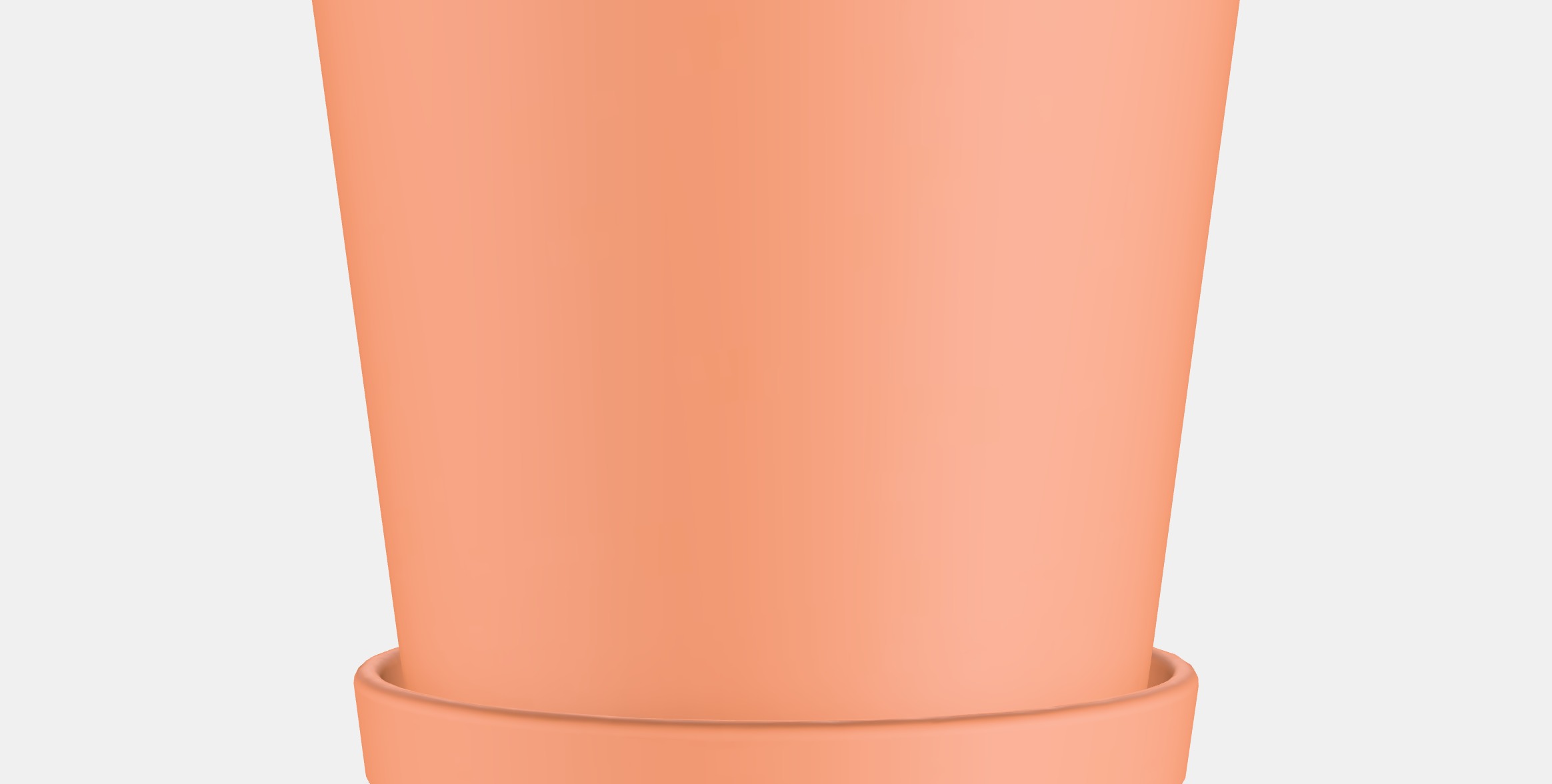 BRUNBAR Flower pot with bowl Low-poly 3D model_15