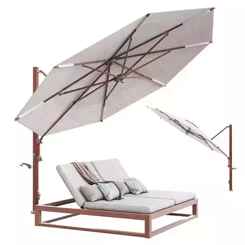 tuuci ocean master cantilever and solanox double lounger