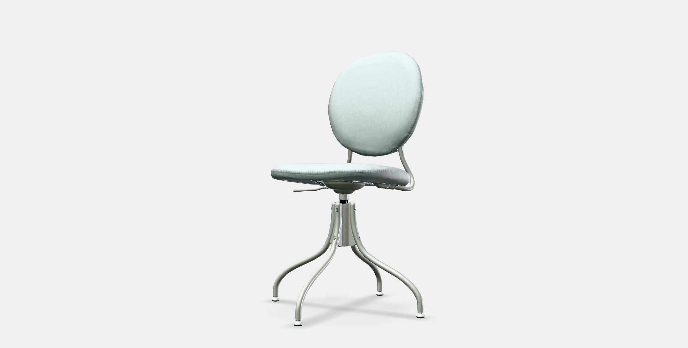 BJORKBERGET Swivel chair Low-poly 3D model_12