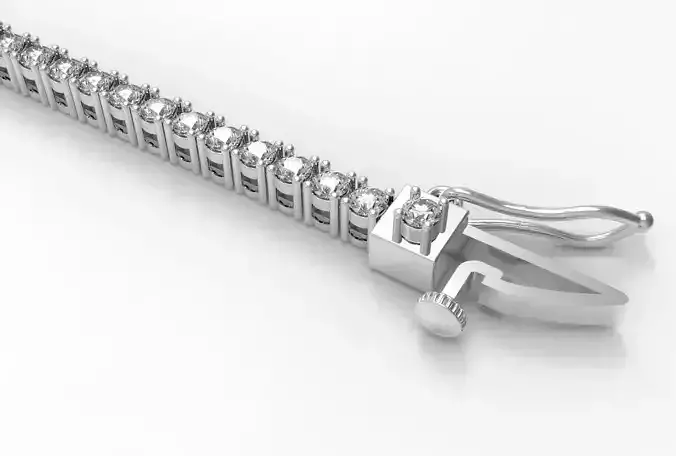 round tennis bracelet light wieght