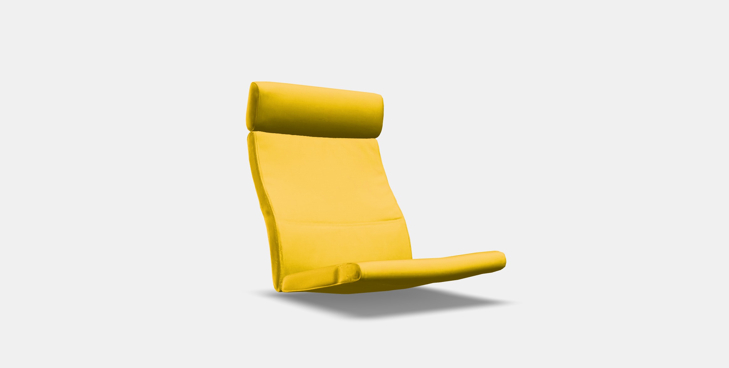 POANG Armchair cushion 1 Low-poly 3D model_3