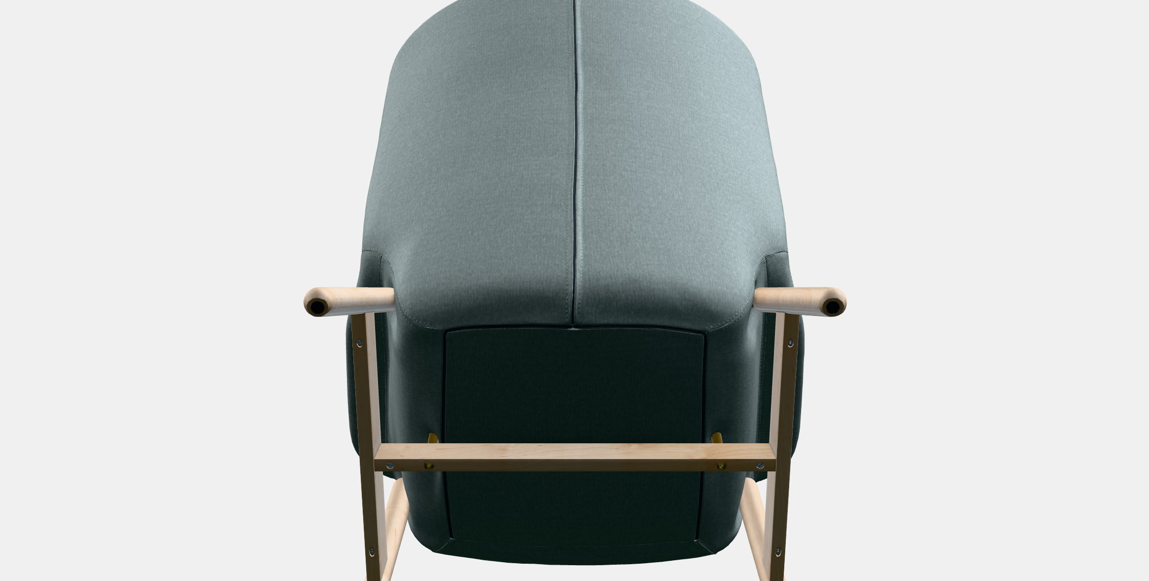 VEDBO High-back armchair 3 Low-poly 3D model_9