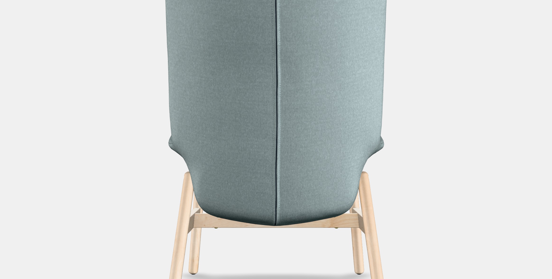 VEDBO High-back armchair 3 Low-poly 3D model_15