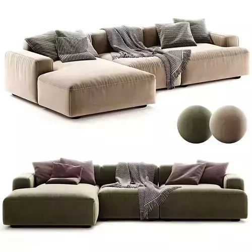  Divano Angolare 4 posti Melva