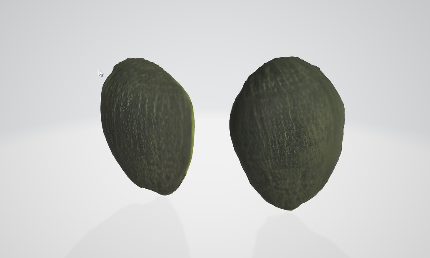 High-Detail Avocado Fruit Low-poly 3D model_2