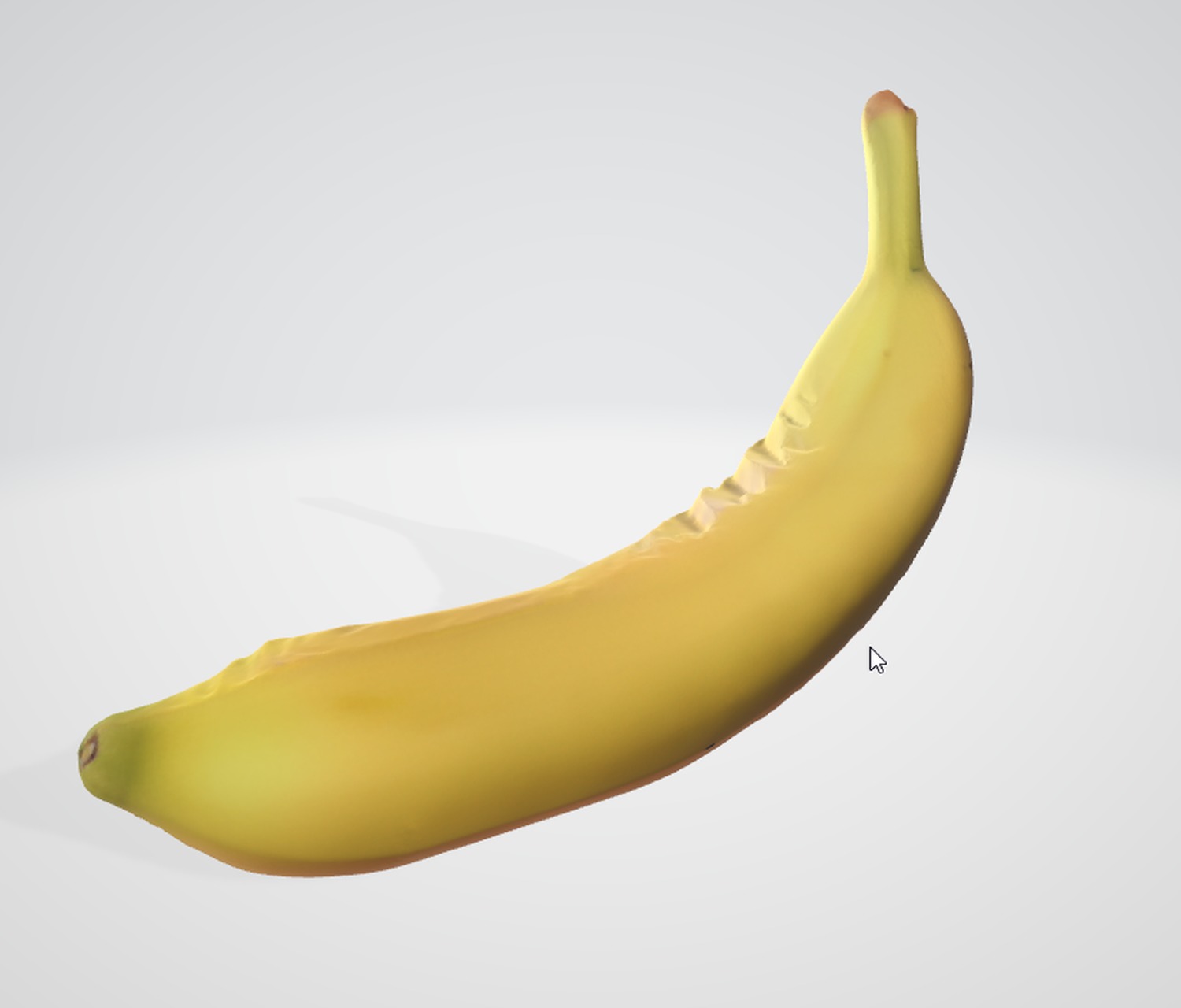 High-Detail Banana Fruit 3D Model 3D model_2