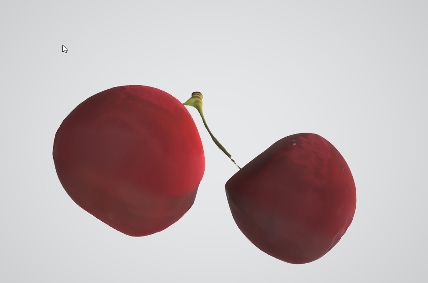 Realistic Cherry 3D Asset 3D model_1