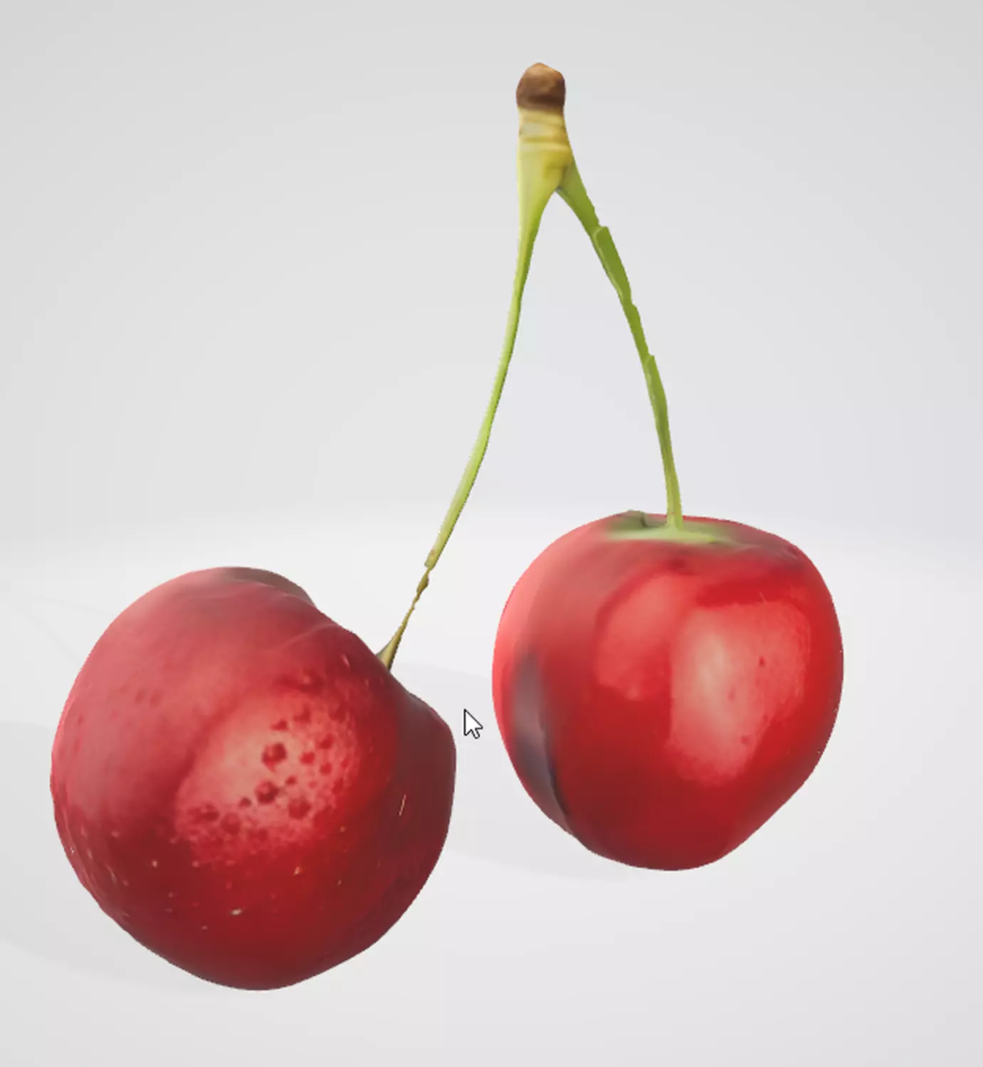 Realistic Cherry 3D Asset 3D model_0
