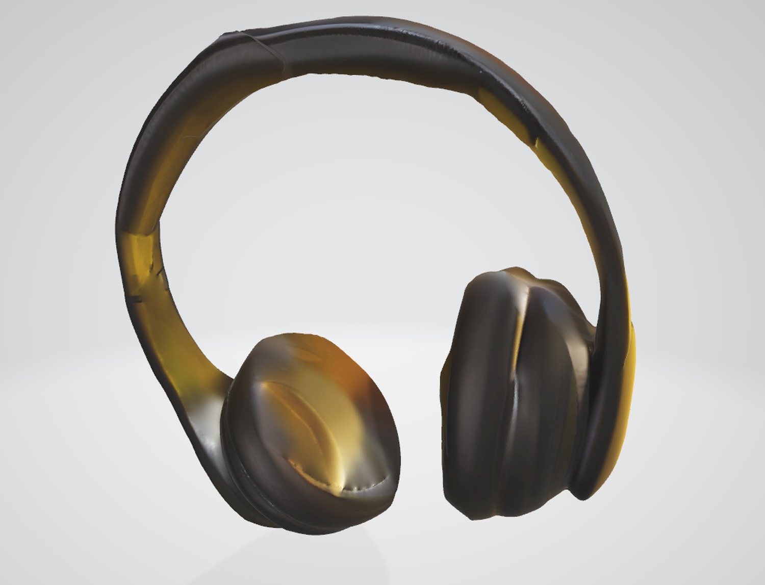 Artistic Stained Headset 3D Asset Low-poly 3D model_1