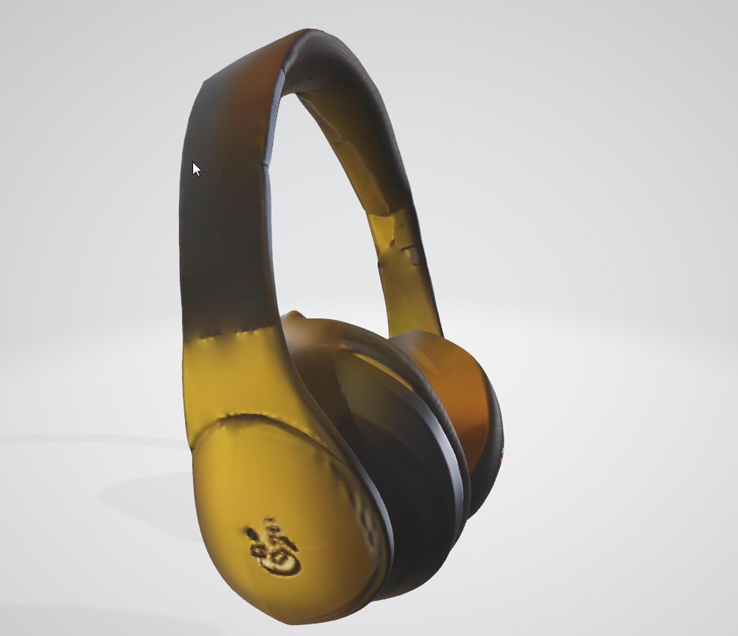 Artistic Stained Headset 3D Asset Low-poly 3D model_2
