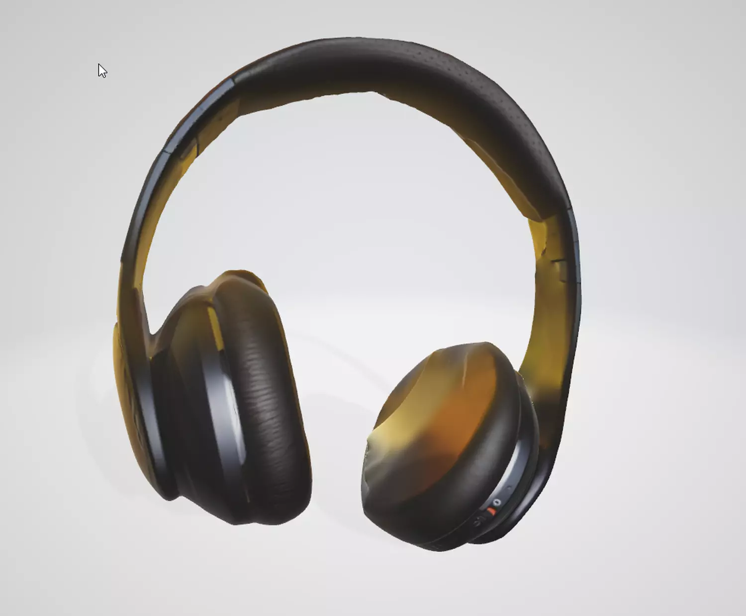 Artistic Stained Headset 3D Asset Low-poly 3D model_0