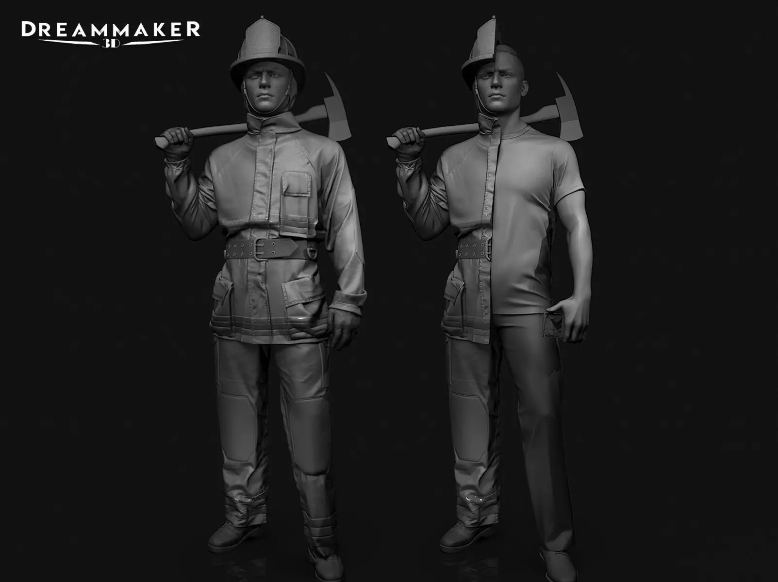 Hybrid Firefighter 3D print model_0